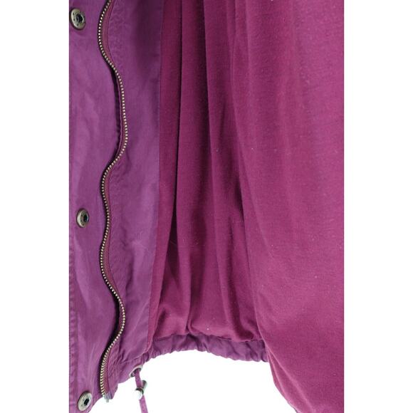 Fashionomics Women's Slimming Waist Double Closure Removable Hood Vest SZ Large - Picture 11 of 14